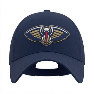New Orleans Pelicans Hat Cap Strap Back One Size‎ Blue NBA Basketball Hit Wear
